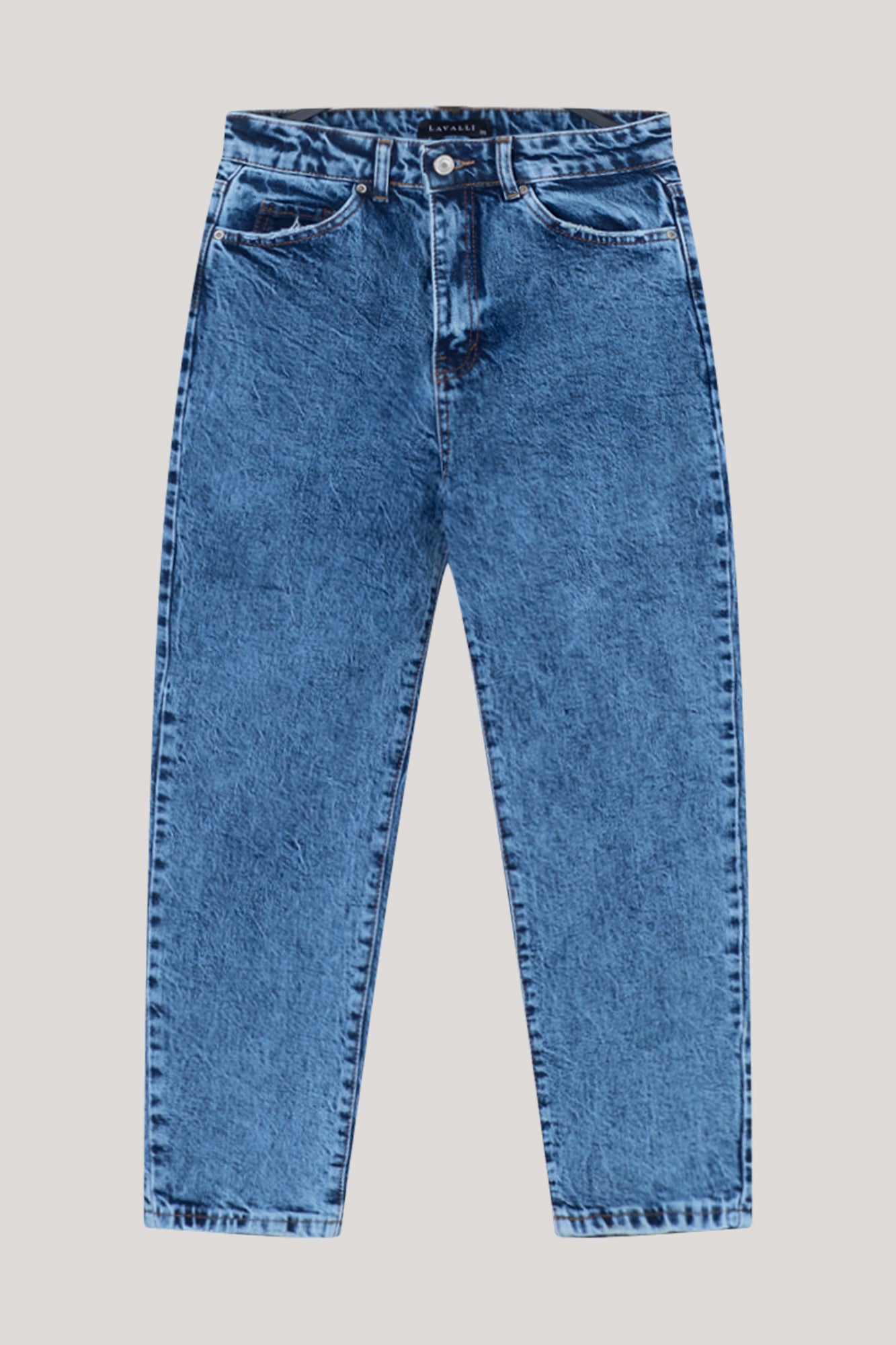 Denim Petite Mid Waist Mom Fit Jeans