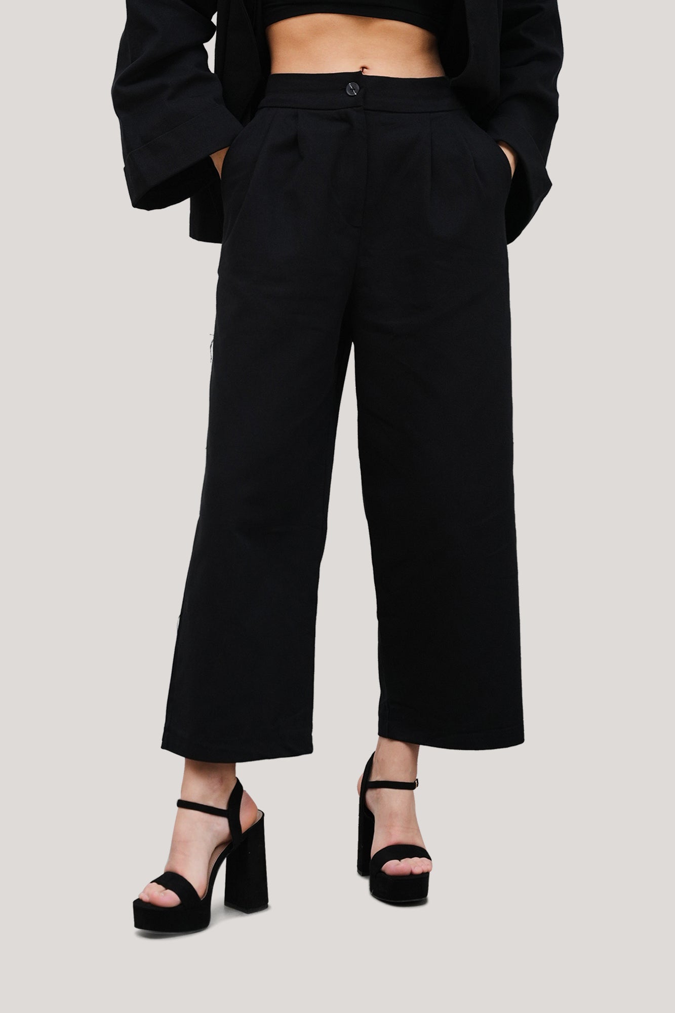 Straight Leg Loose Fit Pants